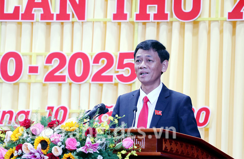 Diễn văn Bế mạc Đại hội đại biểu Đảng bộ tỉnh Sóc Trăng lần thứ XIV, nhiệm kỳ 2020 - 2025