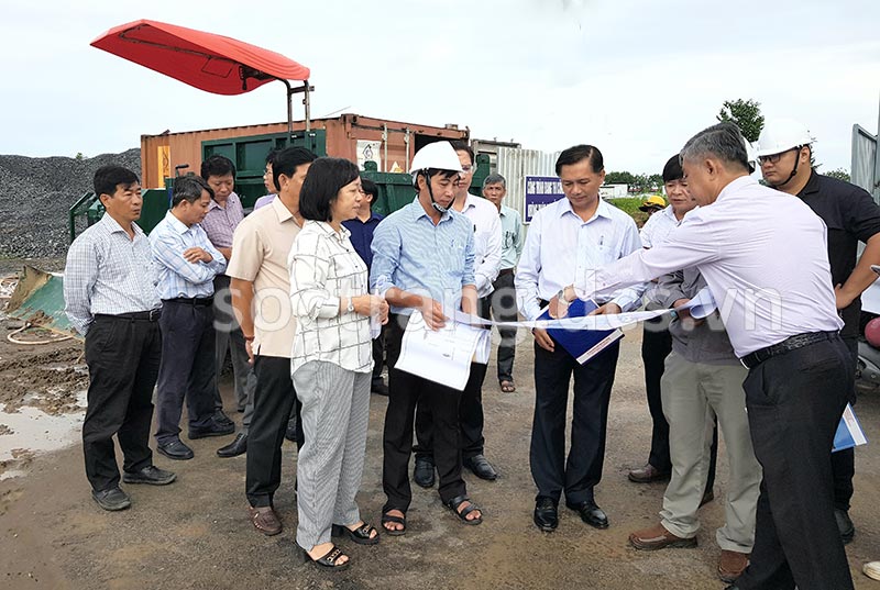 Chủ tịch UBND tỉnh Trần Văn Lâu kiểm tra tiến độ giải ngân các công trình, dự án trên địa bàn thành phố Sóc Trăng