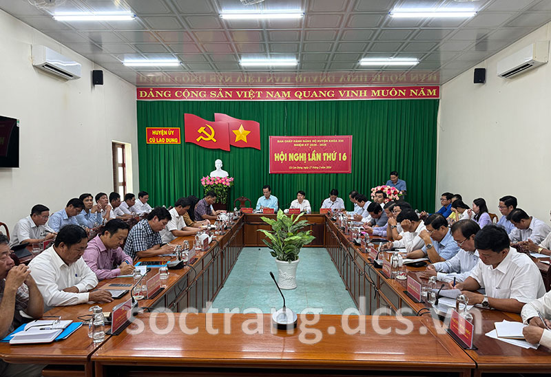 Huyện Cù Lao Dung tập trung thực hiện tốt nhiệm vụ chính trị