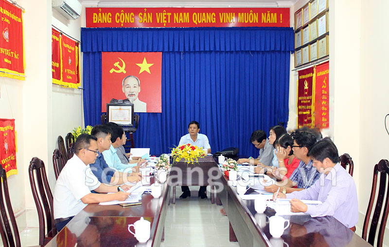 Đóng góp ý kiến cho công tác chuẩn bị Đại hội đại biểu Mặt trận Tổ quốc Việt Nam huyện Mỹ Tú