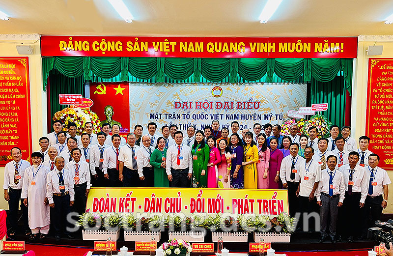 Đại hội MTTQ Việt Nam huyện Mỹ Tú lần thứ X, nhiệm kỳ 2024 - 2029 thành công tốt đẹp