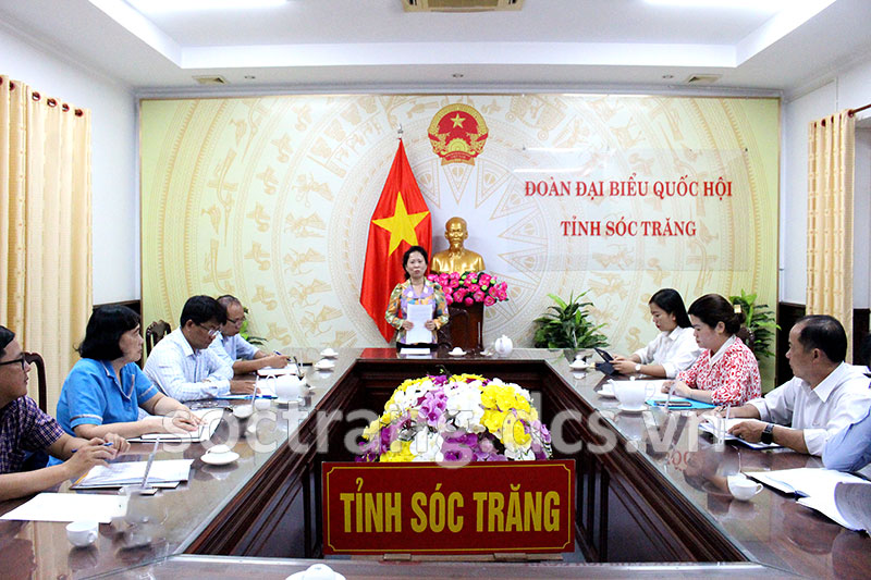Đoàn đại biểu Quốc hội tỉnh Sóc Trăng đóng góp dự thảo Luật Đấu giá tài sản
