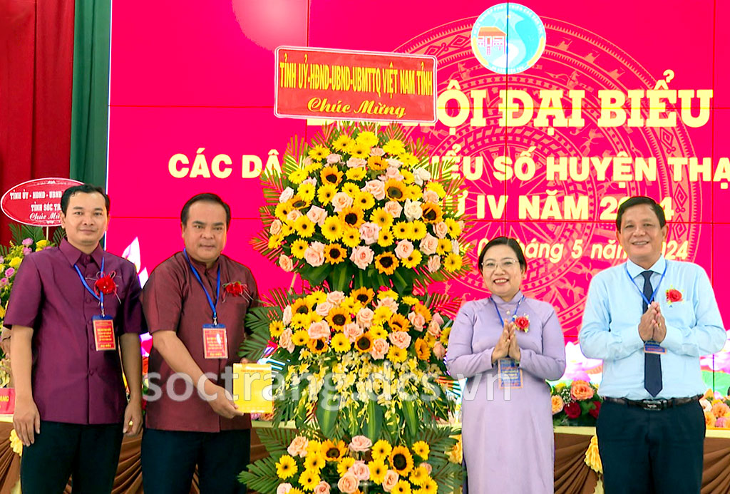 Đại hội đại biểu các dân tộc thiểu số huyện Thạnh Trị lần thứ IV năm 2024
