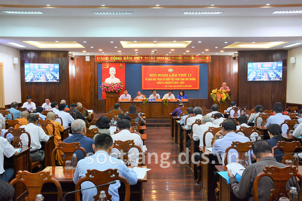 Hội nghị lần thứ 11, Ủy ban Mặt trận Tổ quốc Việt Nam tỉnh Sóc Trăng khóa IX