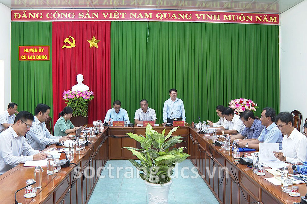 Cù Lao Dung hoàn tất công tác chuẩn bị đón nhận Quyết định công nhận huyện đạt chuẩn nông thôn mới