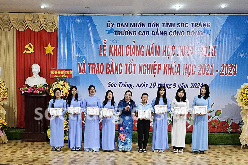 Trường Cao đẳng Cộng đồng Sóc Trăng khai giảng năm học 2024 - 2025