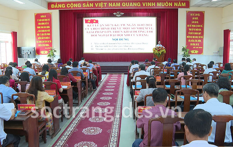 Hội nghị triển khai, quán triệt các kết luận của Bộ Chính trị khóa XIII