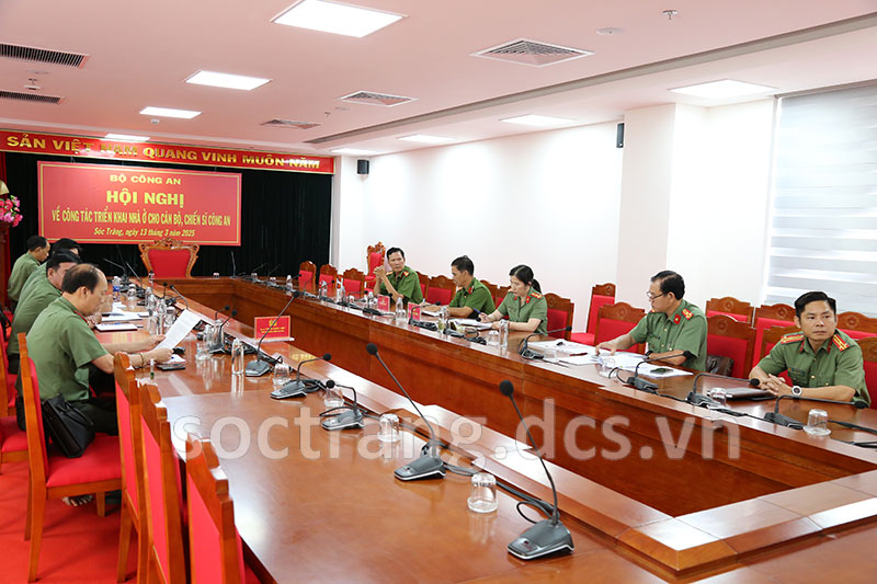 Hội nghị về công tác phát triển nhà ở cho cán bộ, chiến sĩ Công an